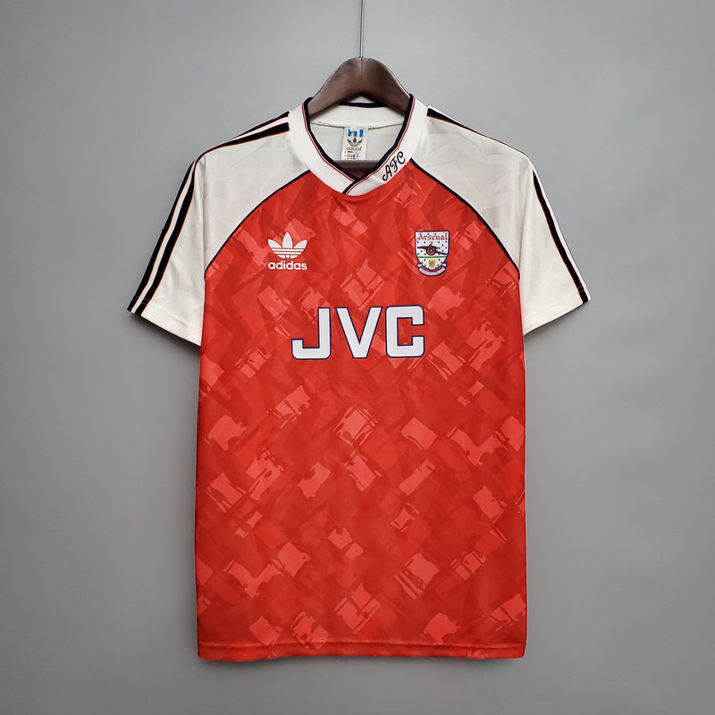 Arsenal 90/91 - Primeiro Uniforme