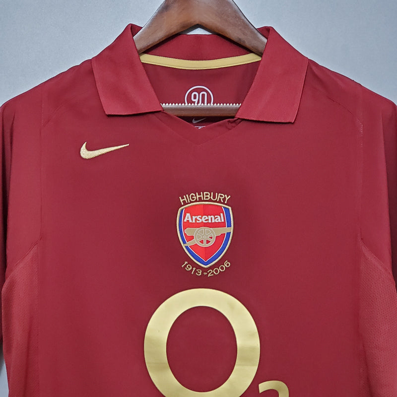 Arsenal 05/06 - Primeiro Uniforme